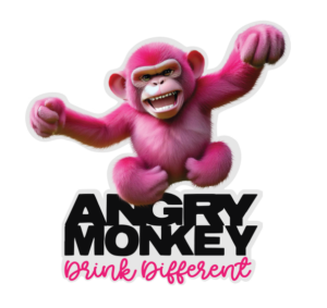 Angry Monkey insulated bottle – keeps drinks hot or cold for hours.