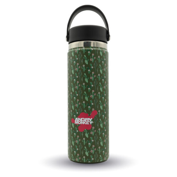 Angry Monkey insulated bottle – keeps drinks hot or cold for hours.