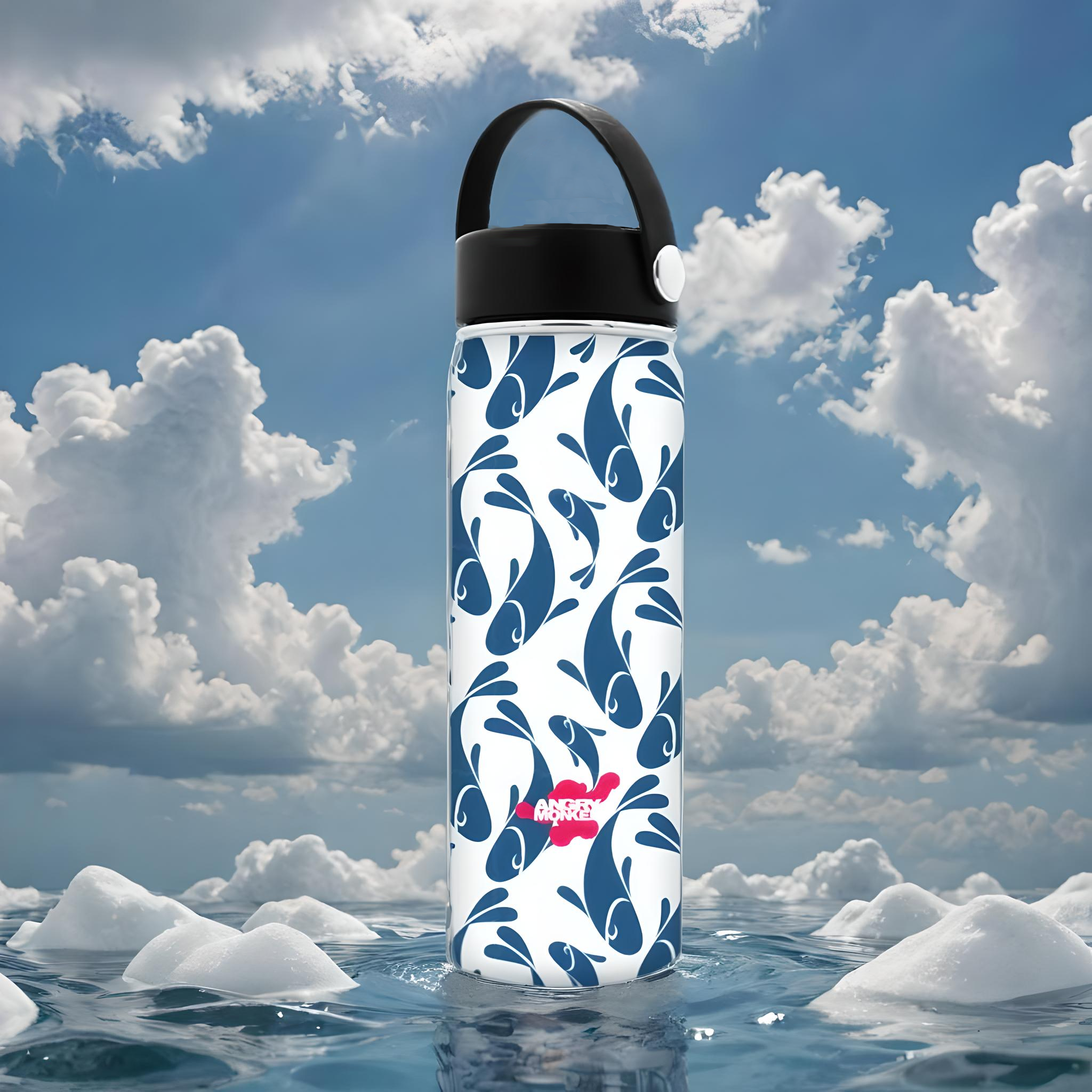 Angry Monkey insulated bottle – keeps drinks hot or cold for hours.