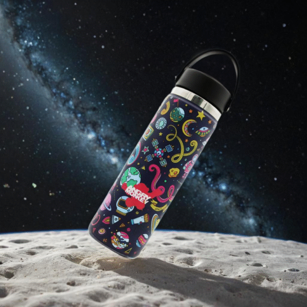 Angry Monkey insulated bottle – keeps drinks hot or cold for hours.