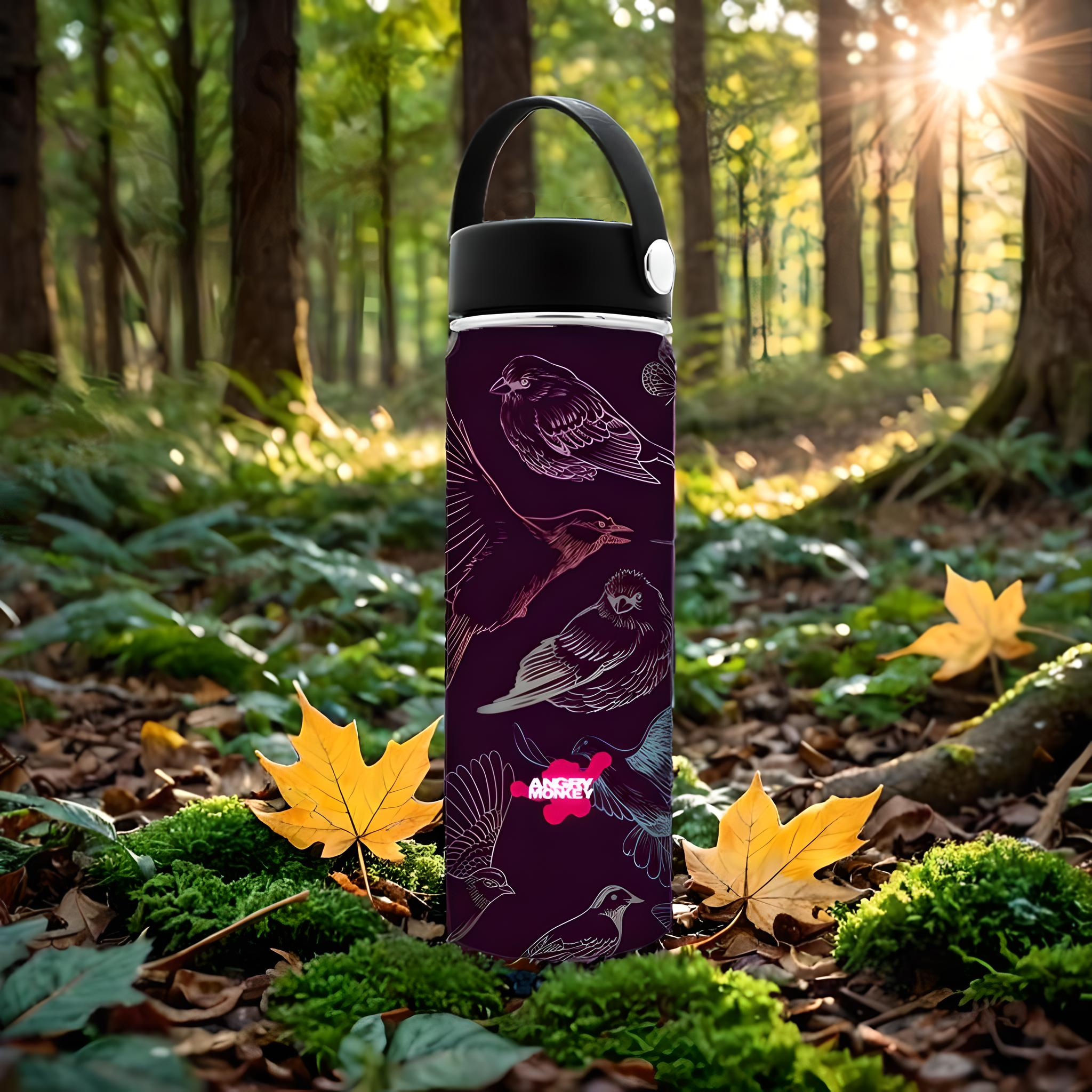 Angry Monkey insulated bottle β keeps drinks hot or cold for hours.