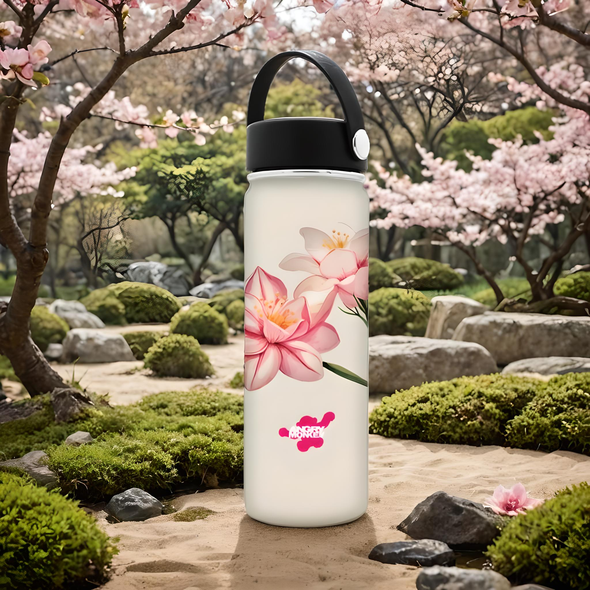 Angry Monkey insulated bottle – keeps drinks hot or cold for hours.
