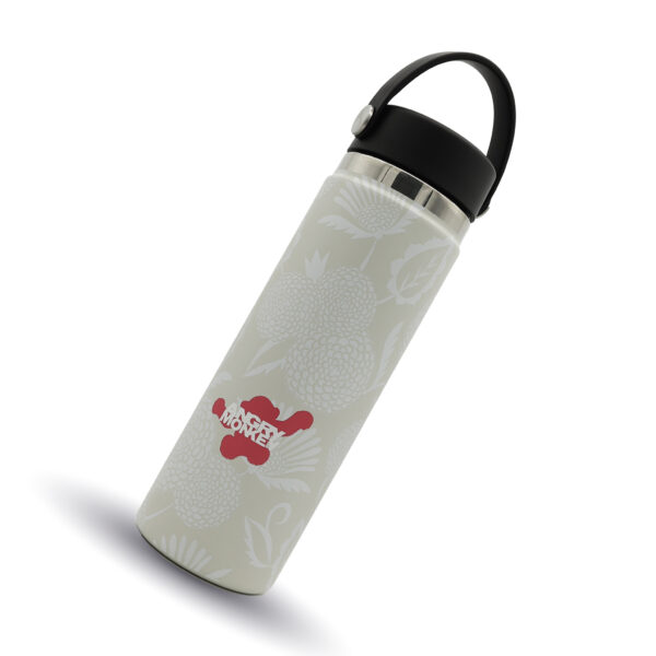 Angry Monkey insulated bottle – keeps drinks hot or cold for hours.