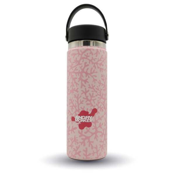Angry Monkey insulated bottle – keeps drinks hot or cold for hours.