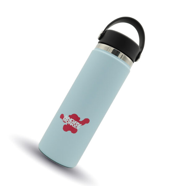 Angry Monkey insulated bottle – keeps drinks hot or cold for hours.