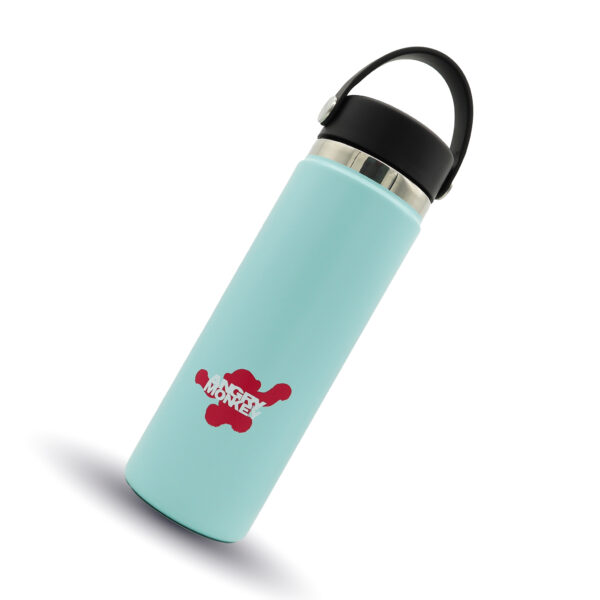Angry Monkey insulated bottle – keeps drinks hot or cold for hours.