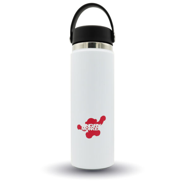 Angry Monkey insulated bottle – keeps drinks hot or cold for hours.