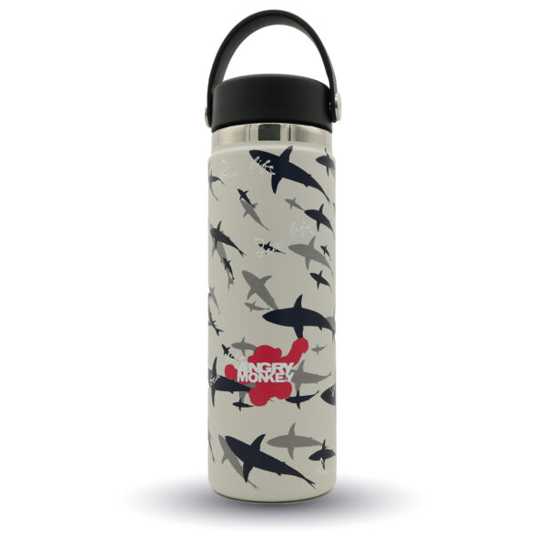 Angry Monkey insulated bottle – keeps drinks hot or cold for hours.