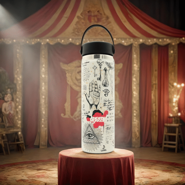 Angry Monkey insulated bottle – keeps drinks hot or cold for hours.