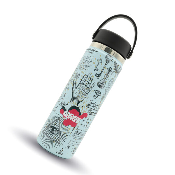 Angry Monkey insulated bottle – keeps drinks hot or cold for hours.