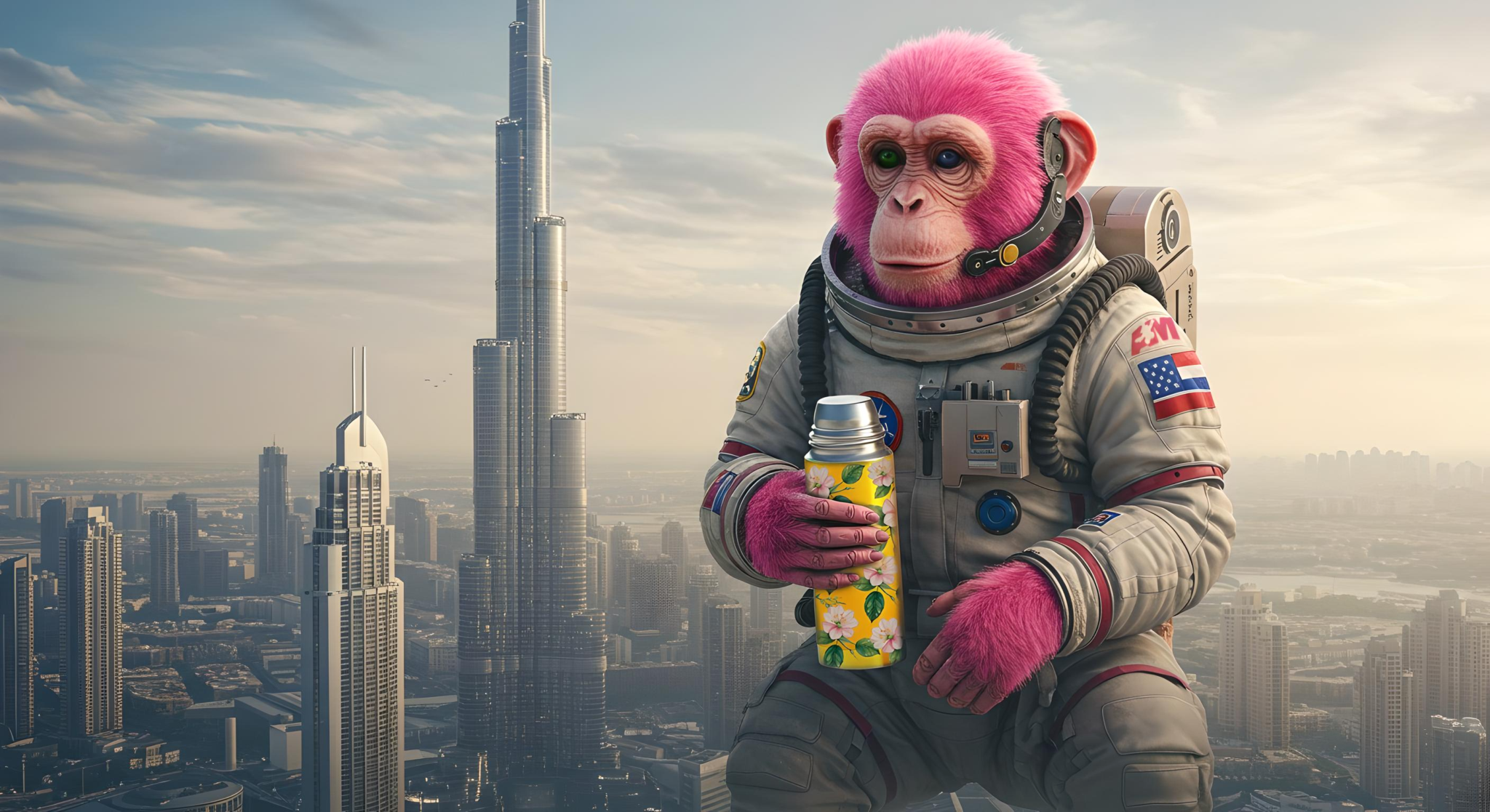 Angry Monkey insulated bottle – keeps drinks hot or cold for hours.