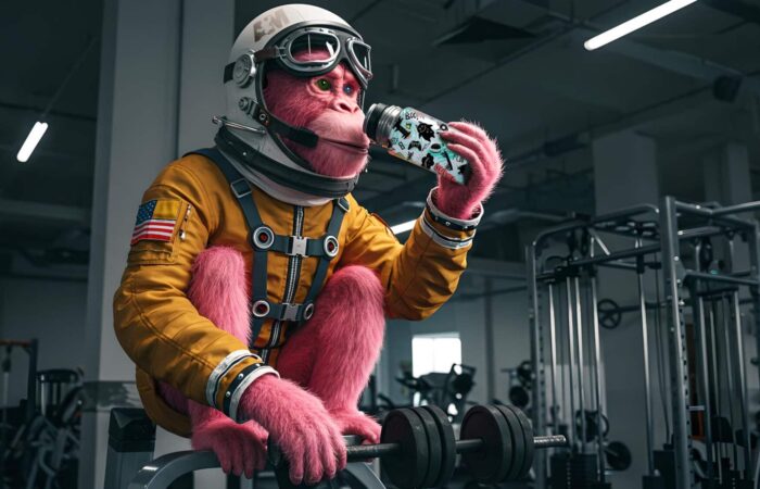 Angry Monkey insulated bottle – keeps drinks hot or cold for hours.