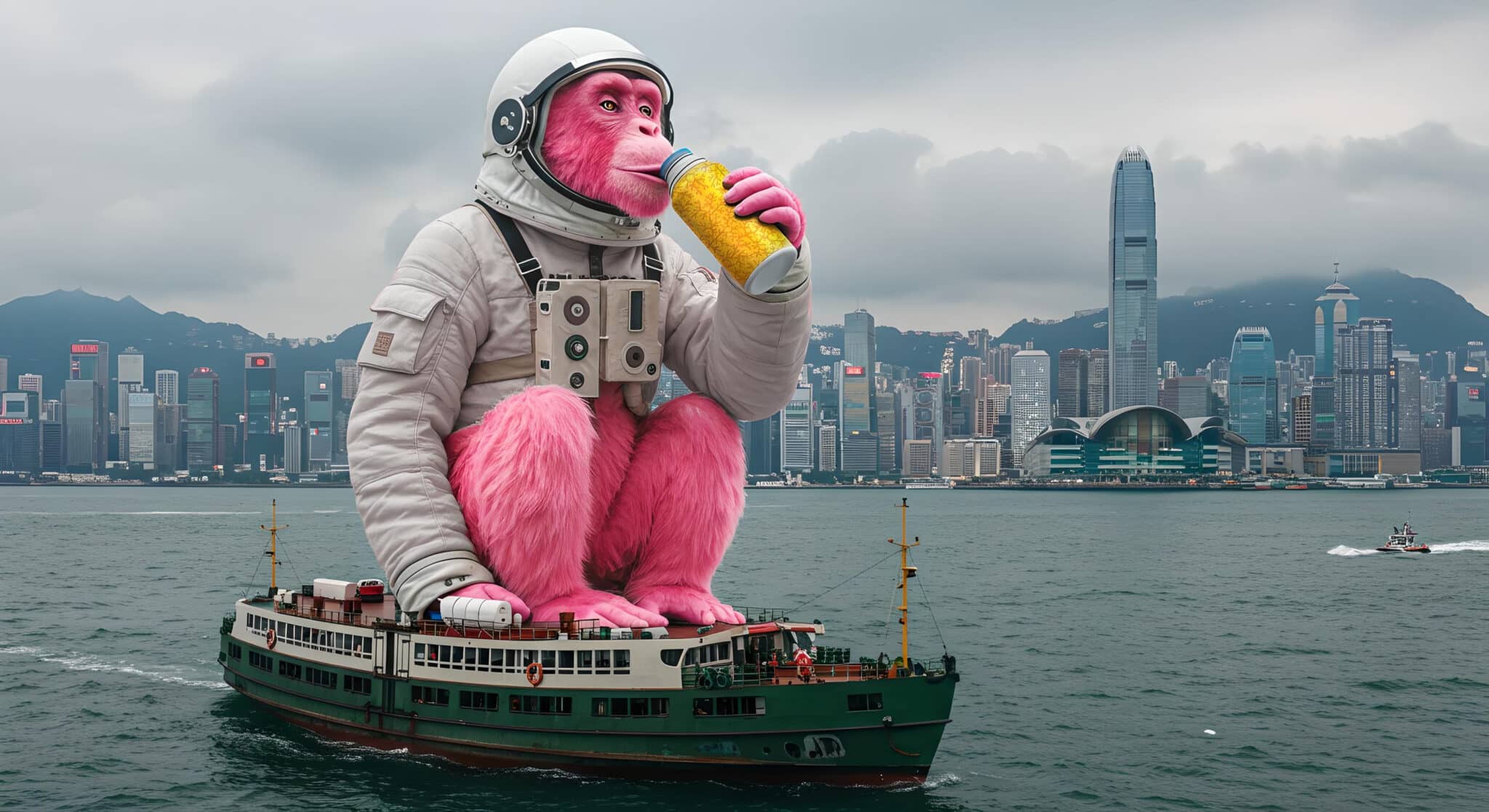 Angry Monkey insulated bottle – keeps drinks hot or cold for hours.