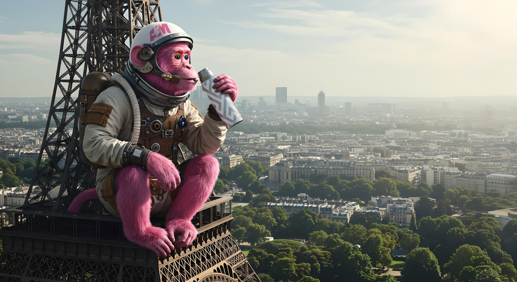 Angry Monkey insulated bottle – keeps drinks hot or cold for hours.