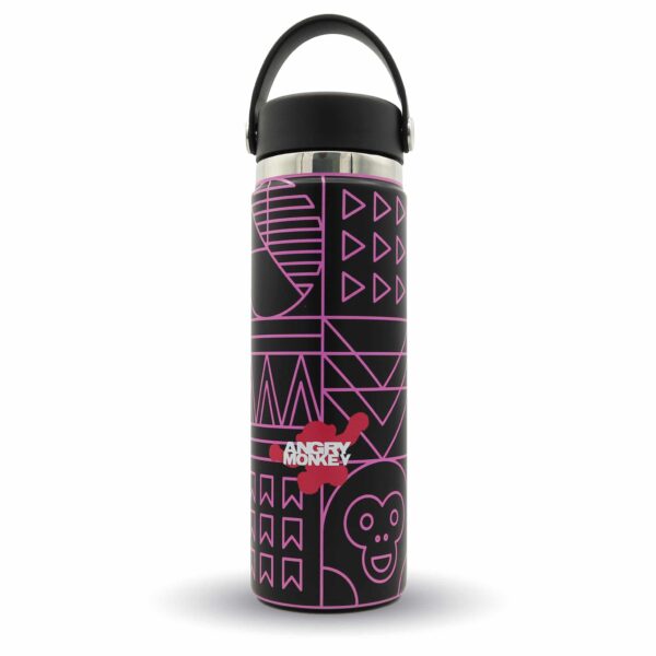Angry Monkey insulated bottle – keeps drinks hot or cold for hours.
