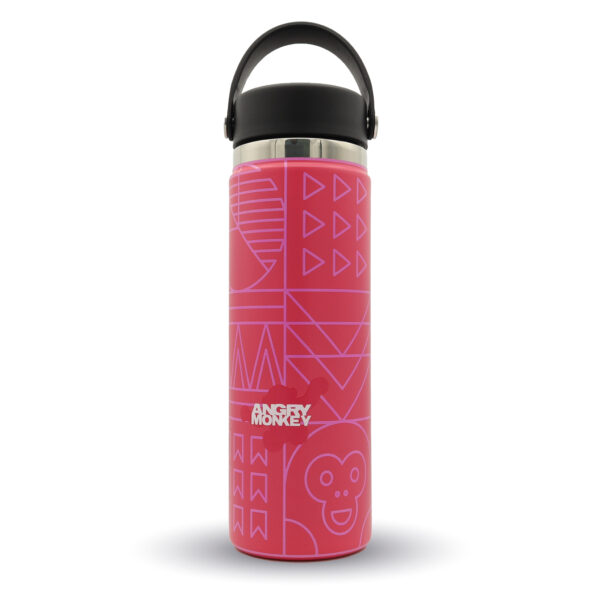 Angry Monkey insulated bottle – keeps drinks hot or cold for hours.