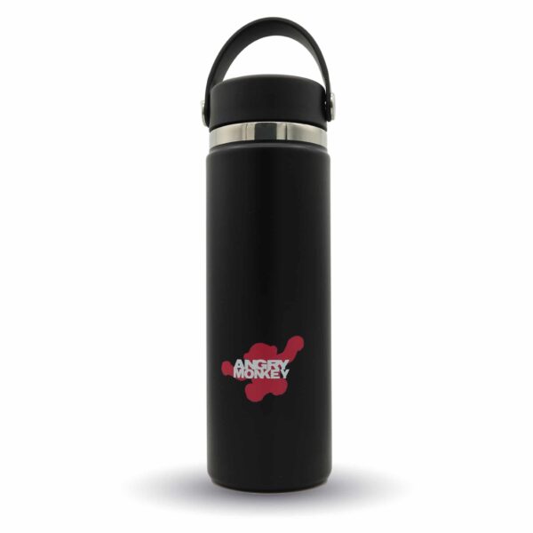 Angry Monkey insulated bottle – keeps drinks hot or cold for hours.v