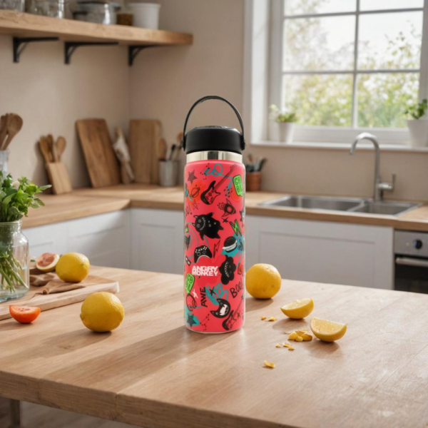 Angry Monkey insulated bottle – keeps drinks hot or cold for hours